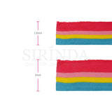 ขอบแขนเสื้อแบบทอ (1.5x27นิ้ว) สำหรับเสื้อยืด เสื้อโปโล ซกแขน Rib Knit Cuffs (00500002)