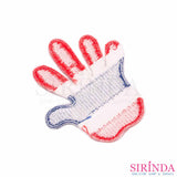 ตัวรีดการ์ตูนเป็ดเหลือง ตัวรีดติดเสื้อ อาร์มปักตกแต่ง DIY EMBROIDERY PATCH (00080396)