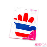 ตัวรีดการ์ตูนเป็ดเหลือง ตัวรีดติดเสื้อ อาร์มปักตกแต่ง DIY EMBROIDERY PATCH (00080396)