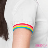 ขอบแขนเสื้อแบบทอ (1.5x27นิ้ว) สำหรับเสื้อยืด เสื้อโปโล ซกแขน Rib Knit Cuffs (00500002)