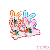 ตัวรีดการ์ตูนเป็ดเหลือง ตัวรีดติดเสื้อ อาร์มปักตกแต่ง DIY EMBROIDERY PATCH (00080396)