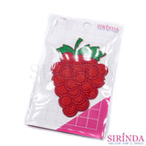 ตัวรีดการ์ตูนองุ่น ตัวรีดติดเสื้อ อาร์มปักตกแต่ง DIY EMBROIDERY PATCH (00080397)
